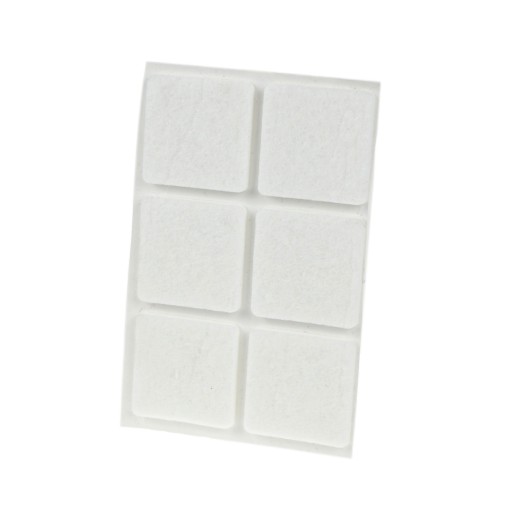 Plsťové podložky 30x30 mm 6 ks, plsť na nábytok