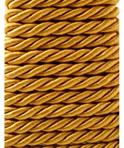 Ozdobná šnúrka 8mm zlatá