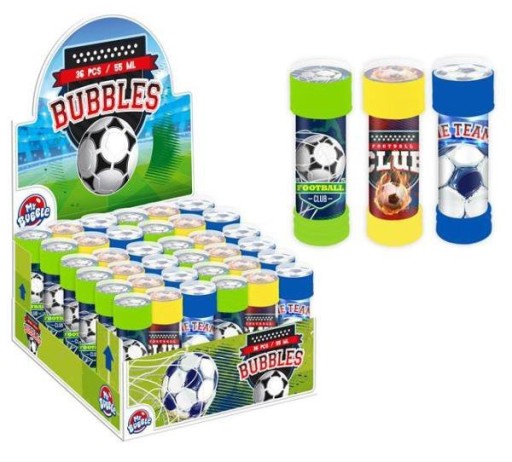 MYDLOVÉ BUBLINY FUTBAL MY BUBBLE 55 ML RÔZNE PREVEDENIA