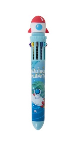 STRIGO BALLPOINT 10IN1 10 FAREBNÁ RAKETA SSC167