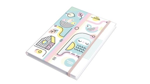 Brulion A5 96k Happy Color Style Owl