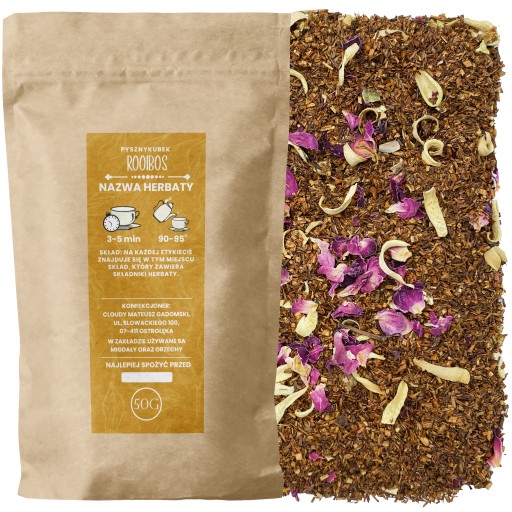 Rooibos čaj MANGO KIWI RUŽA 50G super lahodný