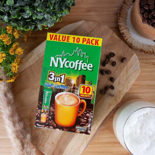 Instantný kávový nápoj 3v1 3v1 Írska káva NYcoffe 10ks