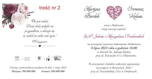 Svadobné oznámenia na svadbu s PERSONALIZÁCIOU