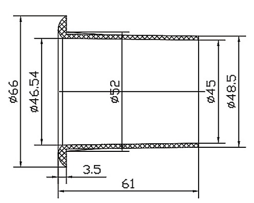 TUBE TUBE TUNNEL BASSREFLEX HD-10 66-52-61