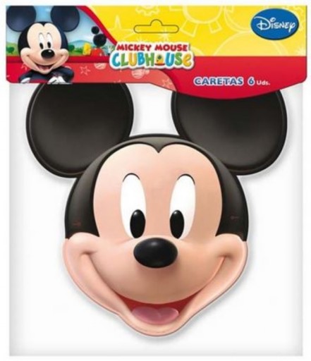 Maska Mickey Mouse - sada 6 kusov