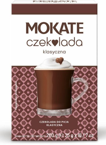 Z NEMECKA Mokate Classic Chocolate Drink 8 vrecúšok