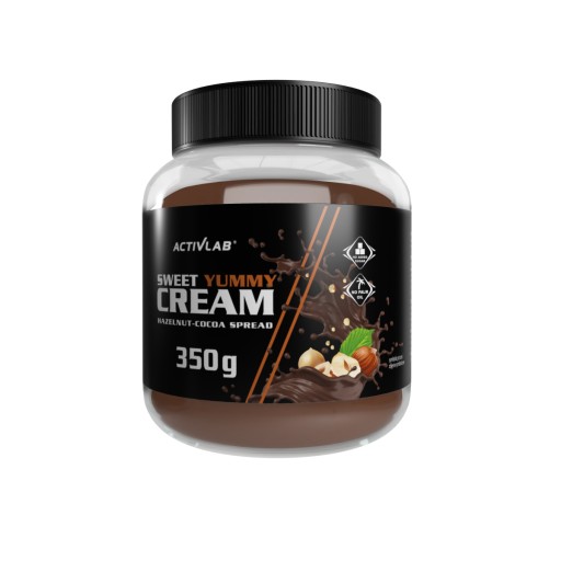Sweet Yummy Cream orieškovo-kakaový krém 350 g BEZ PRIDANÉHO CUKRU