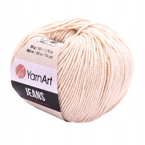 Priadza YarnArt Jeans 05 svetlo béžová 50g/160m