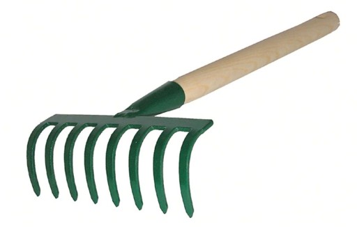KARD RABBLE MALÝ, RÁMOVÝ, 8-ZUBOVÝ, 30CM