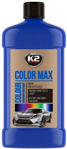 K2 - COLOR MAX - FAREBNÝ VOSK - MODRÁ - 500 ML