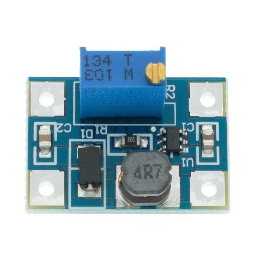 STEP-UP SX1308 prevodník 28V 2A 1,2Mhz pre Arduino STM ESP