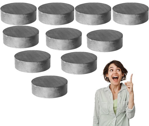 ANIZOTRPICKÝ FERITOVÝ MAGNET 10x3 mm 10 ks.