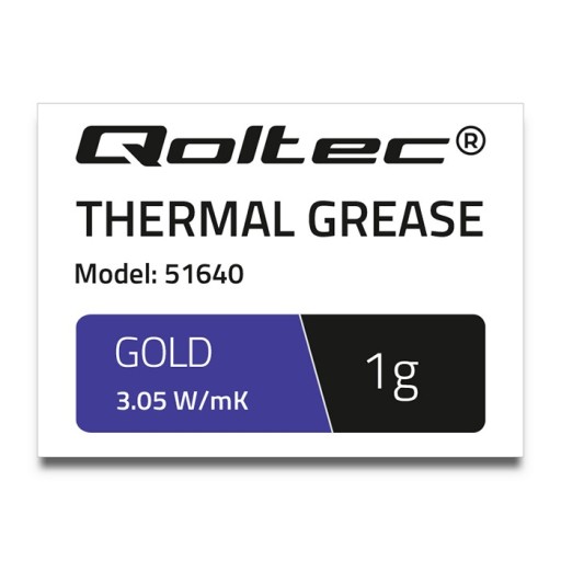 Qoltec Tepelne vodivá pasta 3,05 W/m-K | 1 g