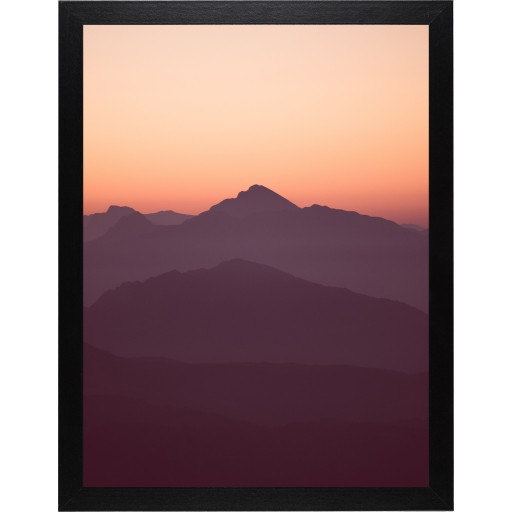 Rám 30x40 fotorámik plagát čierny rám