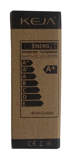 E14 LED ŽIAROVKA 4W 400lm VINTAGE 2 kusy