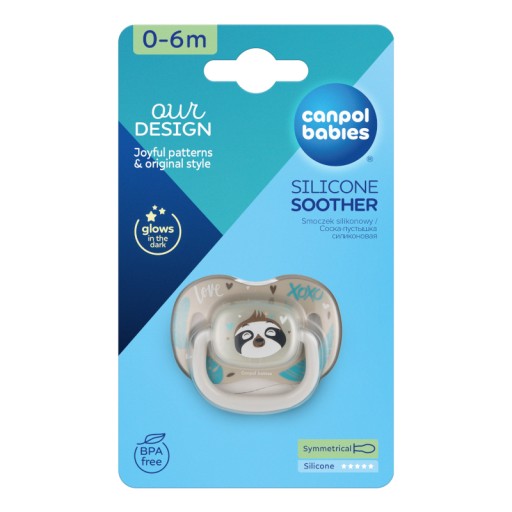 CANPOL BABIES SILIKÓNOVÝ CUKRÍK 0m+