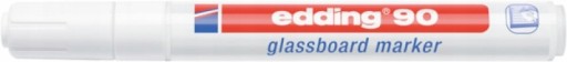 EDDING E-90 BIELY ZNAČOVAČ NA SKLENÉ DOSKY
