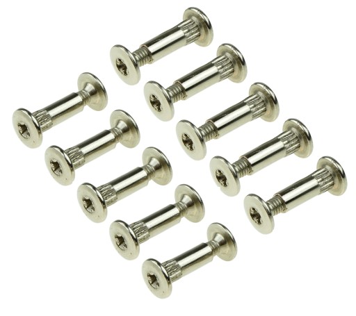 10 x nábytková spojka fi5 mm M4 (20-25 MM) pre skrinky