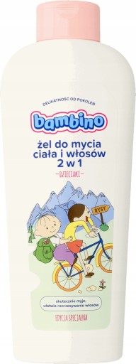 BAMBINO umývací gél na telo a vlasy 2v1 400 ml