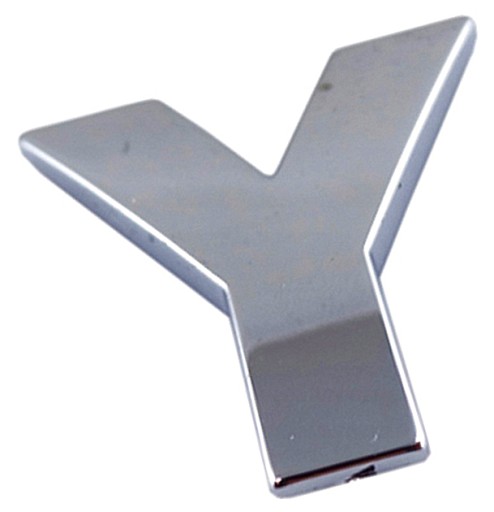 ZNAK PÍSMENO PÍSMENO CHROME Y Y VEĽKÉ 5,6CM K6Z66