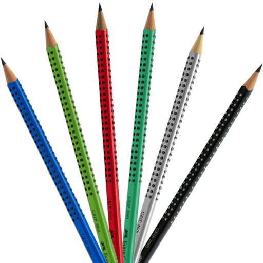 Grip 2001 B grafitová ceruzka - FABER-CASTELL