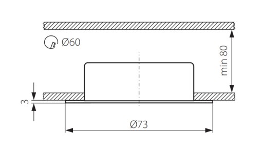 Halogénové svietidlo GAVI CT-2116 B W Kanlux