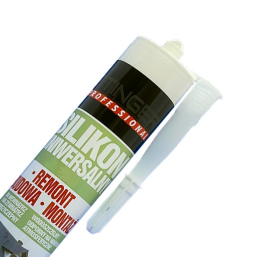 STINGER univerzálny silikón | BIELA | 280 ml