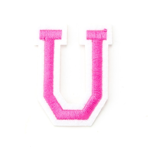 TERMO nažehľovacia nášivka LETTER U Letter Patch
