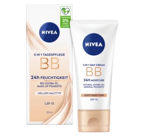 Nivea BB krém 5v1 hydratačný svetlý odtieň SPF15