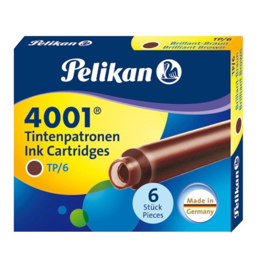 Náplne do plniaceho pera 4001 krátke TP/6 PELIKAN