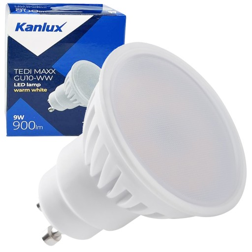 TEDI MAXX LED žiarovka svetelný zdroj 9W CW 900lm GU10 HRIADEĽ 6000K 230VA