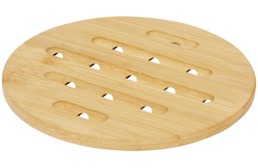 Prestieranie Bambusový stojan na teplé jedlá, okrúhly, 18 cm, Natural