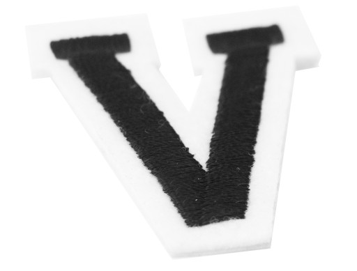 Nažehľovačka TERMO Náplasť s písmenom LETTER V