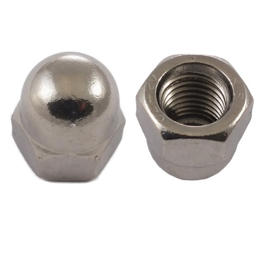INOX A2 prevlečná matica DIN 1587 M12 - 10 kusov