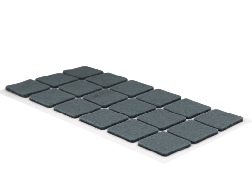 Samolepiace plsti STAROSTLIVOSŤ O PODLAHU 30x30 mm SVETLO SIVÁ