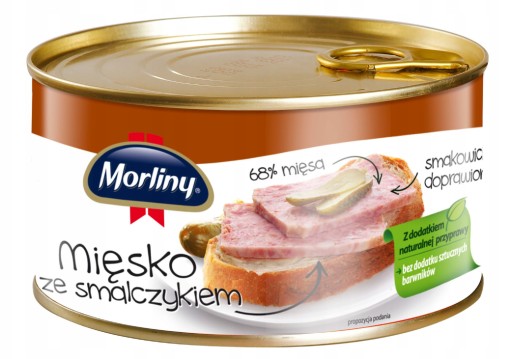 Mäsová konzerva s bravčovou masťou 400g Morlina