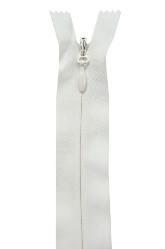 Skrytý zips C5 40 cm široký Ivory