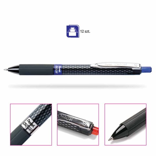 PENTEL K497 AUTOMATICKÉ GÉLOVÉ PERO, MODRÉ