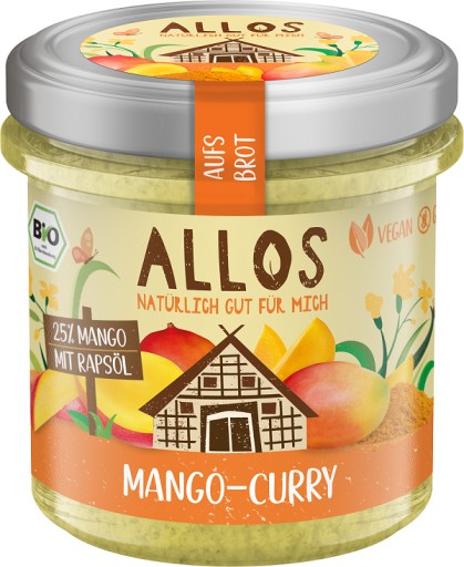 Krémová pasta z manga a kari bez lepku 140 g -