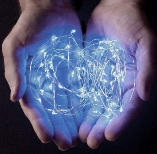 LED girlandy studenej bielej farby, ozdoby na vianočný stromček, 5 m