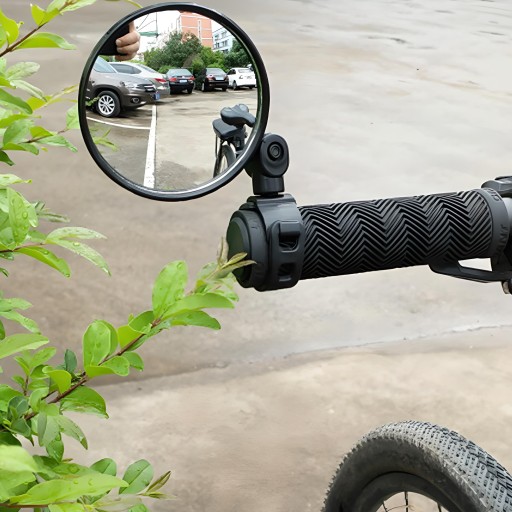KONVEXNÉ ZRKADLO NA BICYKEL NA BICYKEL S RIADITEĽOM