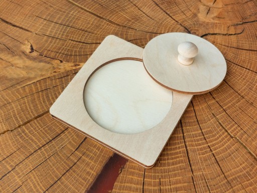 Puzzle blok Montessori kruh vzdelávacie puzzle bloky
