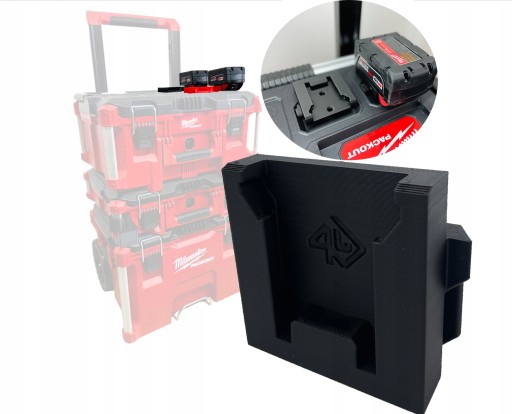 Držiak batérie P4U Milwaukee M18