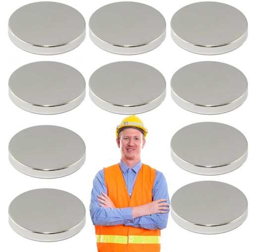 Neodymový magnet 5x1 mm 10 kusov, okrúhly, silný