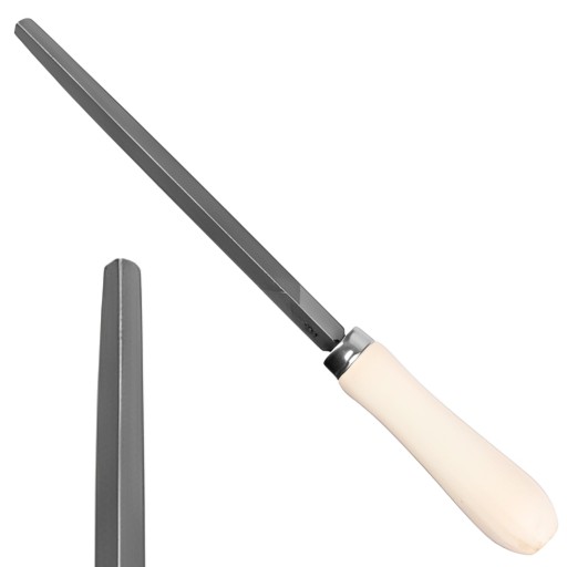 PILNÍK TROJUHOLNÍKOVÝ 250 MM Č. 2 NA KOV S DREVENOU RÚČKOU RICHMANN C4957