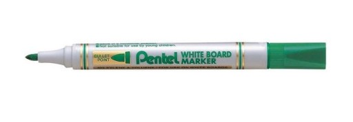 Pentel MW85 zelený za sucha stierateľný popisovač na biele tabule