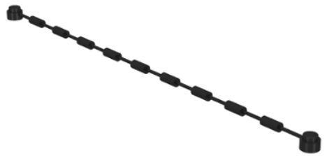 LEGO HOROLEZECKÉ LANO CCA 16 CM. ČIERNA Č. 63141