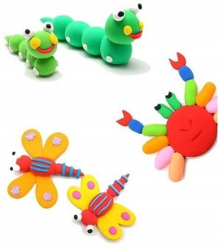 Plastic Clay Magic Foam Clay Creativity Super Clay 36 ks farieb