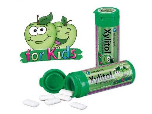 XYLITOL JAHODOVÉ ŽUVAČKY PRE DETI 30 ks